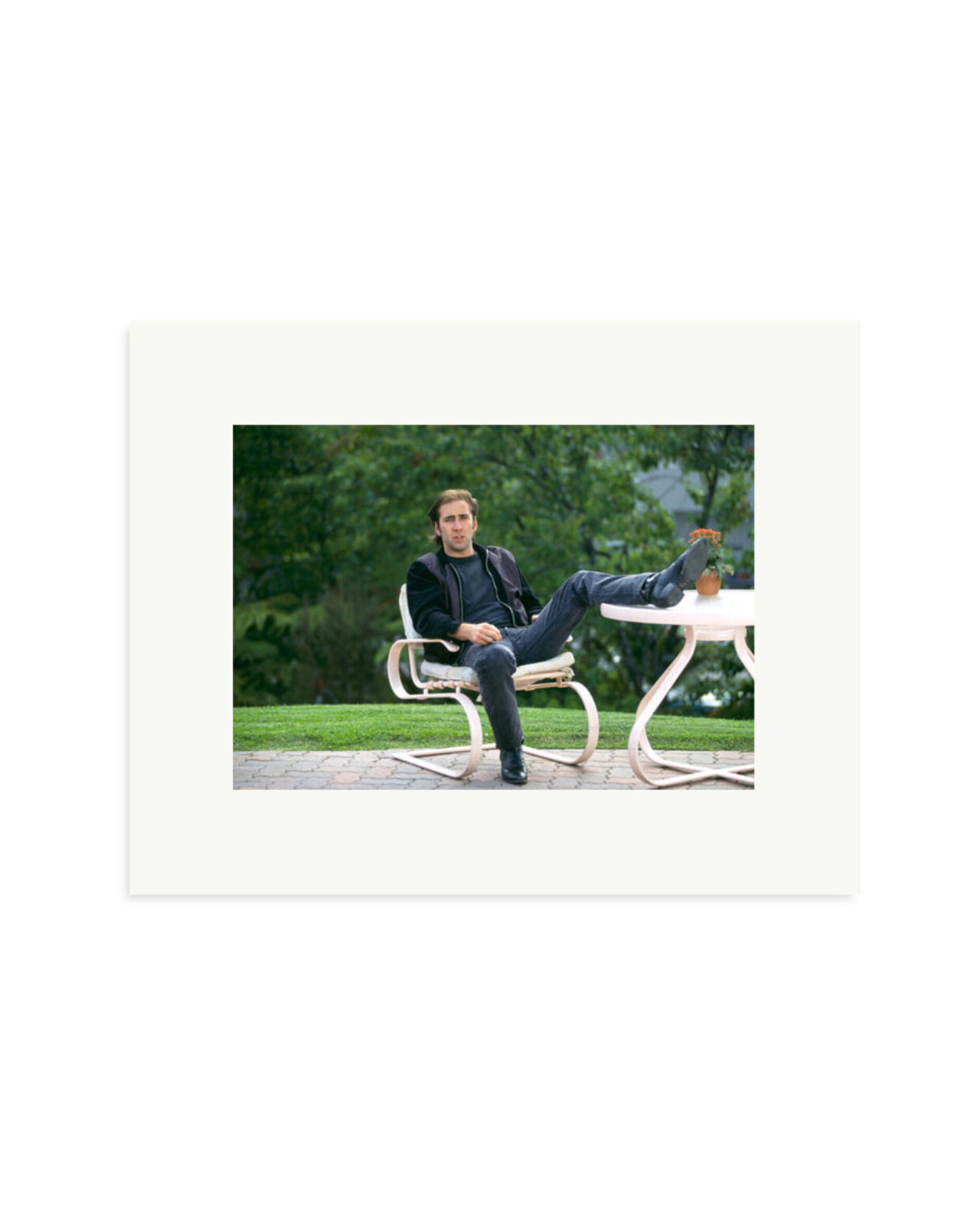 Nicholas Cage at the Westwood Marquis Hotel Print Only / Small