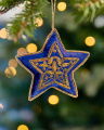 Earl Star Ornament Blue