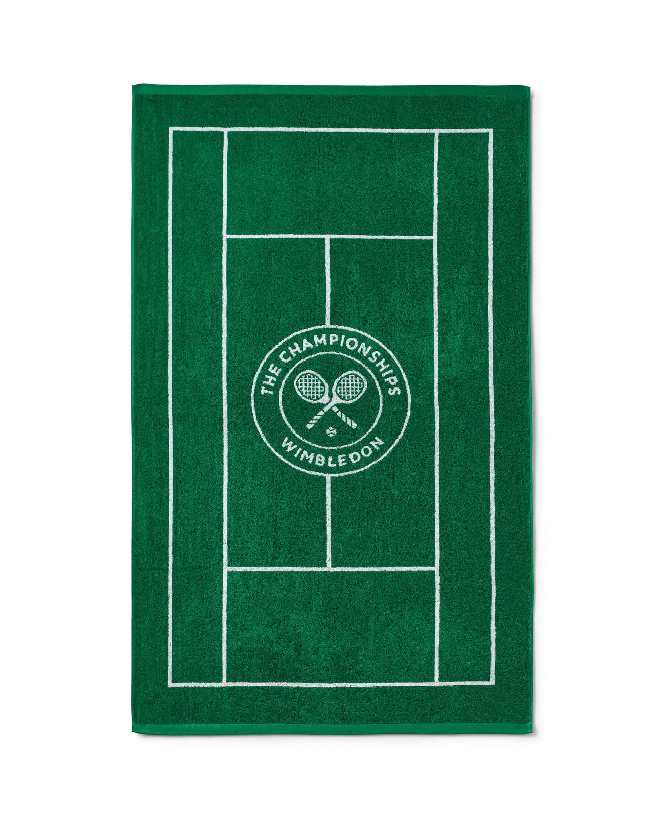 Wimbledon Tennis Court Towel Green
