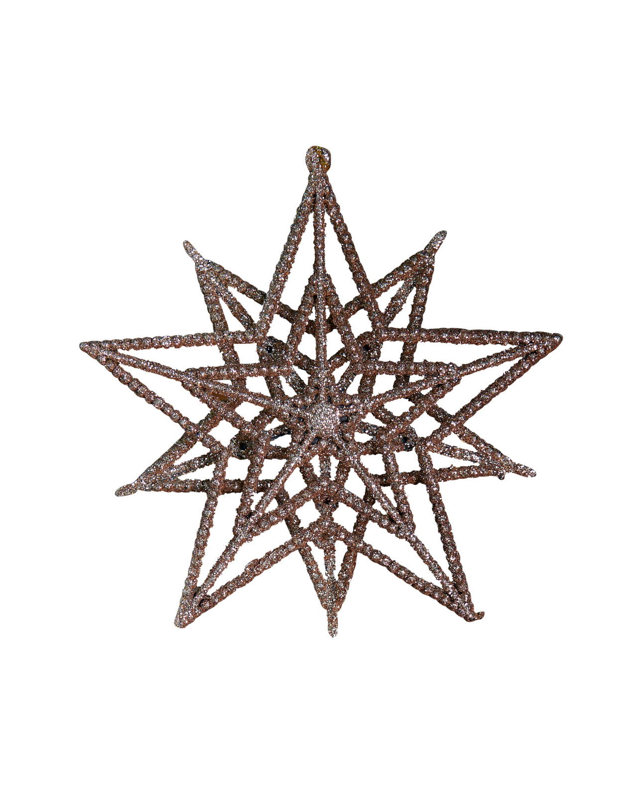 León stjärna julgransdekoration guld