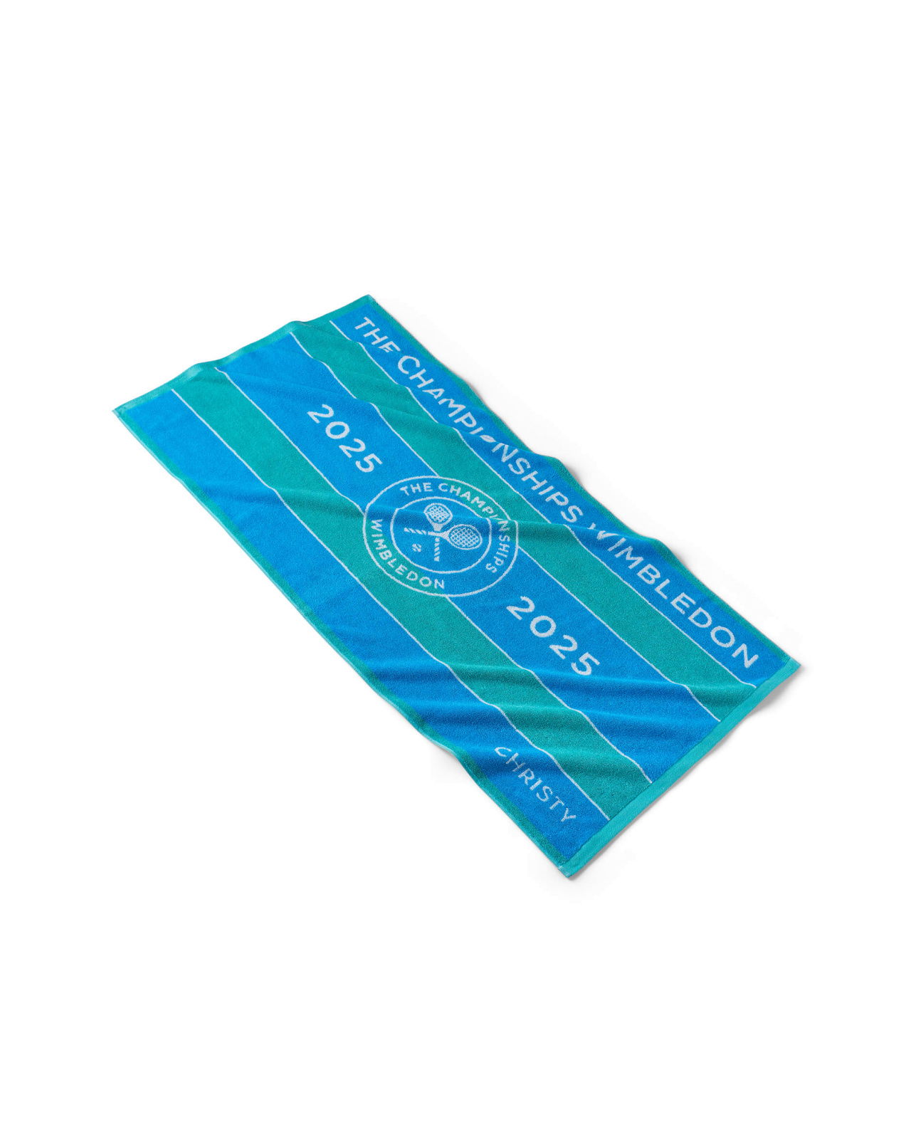 Wimbledon 2025 Championship handduk blå/grön