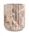 Nava vase brown marble