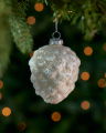 Maribel Pinecone Ornament White