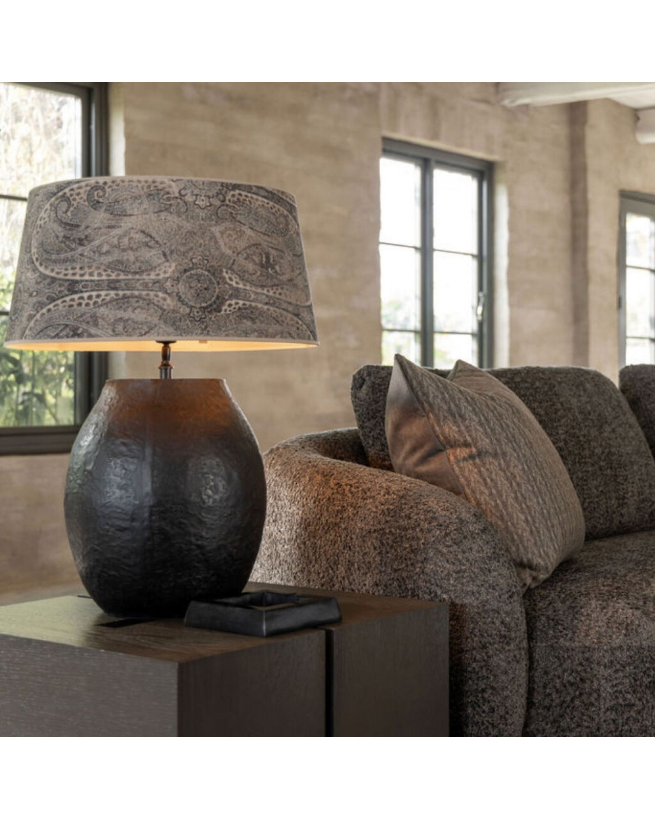 Gordon scales kissenhülle grau