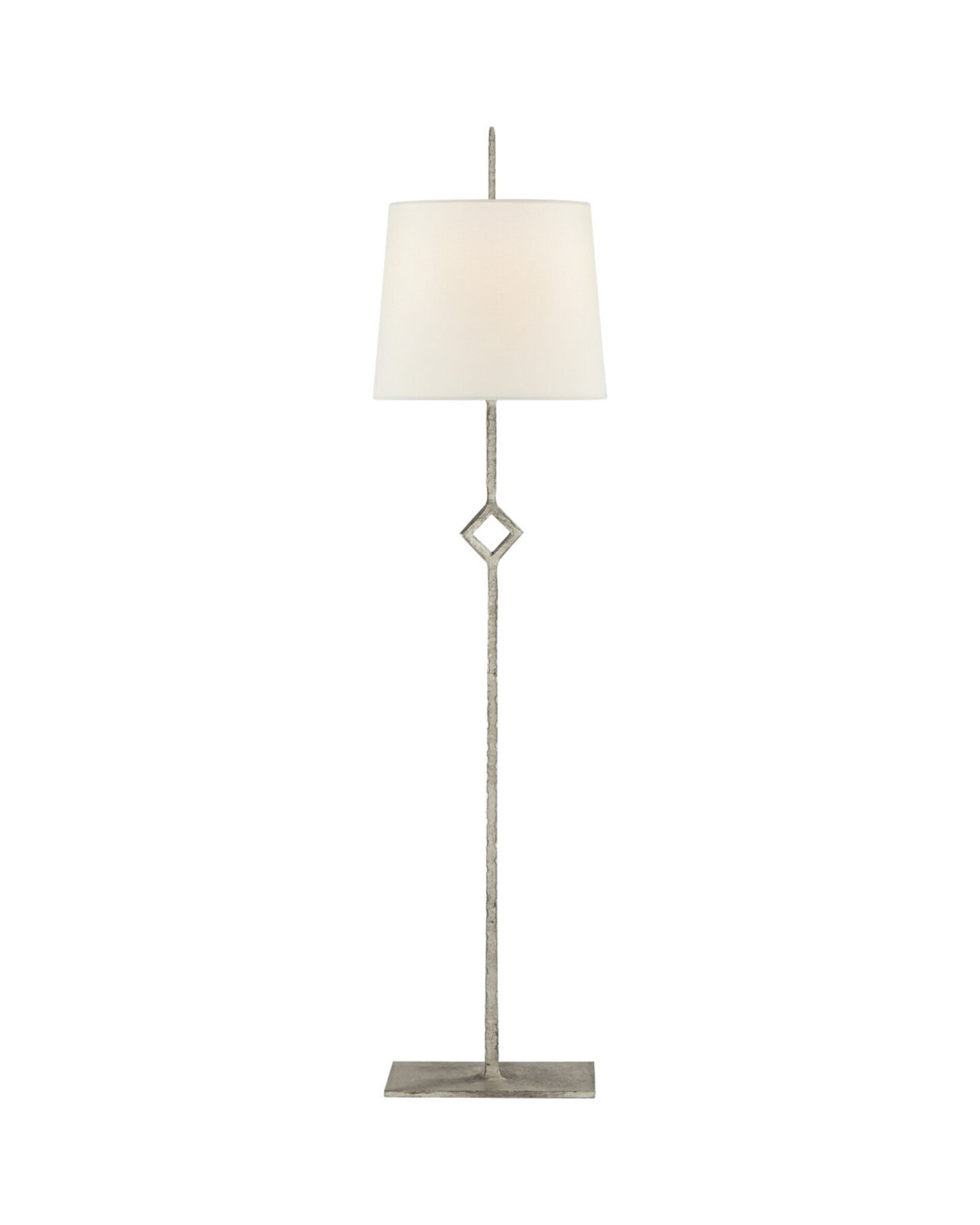 Cranston Buffet Lamp Silver/Linen