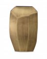 Linos vase antique brass finish S