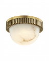 Ainsley Flush Mount Aged Brass