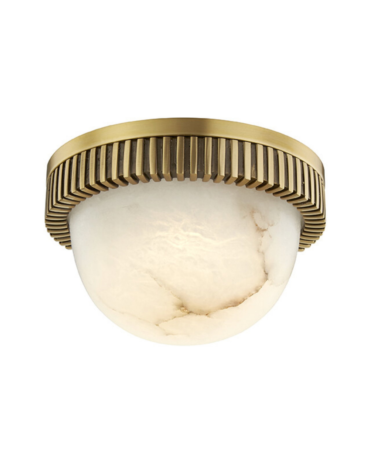 Ainsley Flush Mount Aged Brass