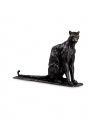 Sitting Panther Sculpture Bronze