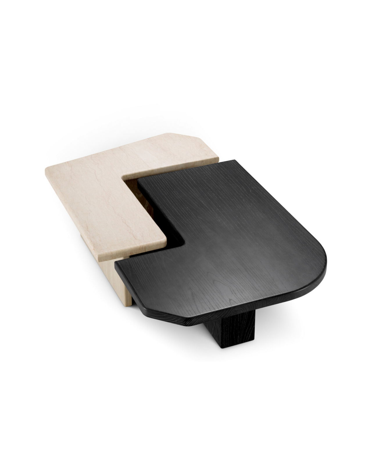 Yardham salontafel travertin set van 2