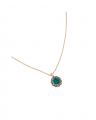 Sofia halsband emerald/black diamond