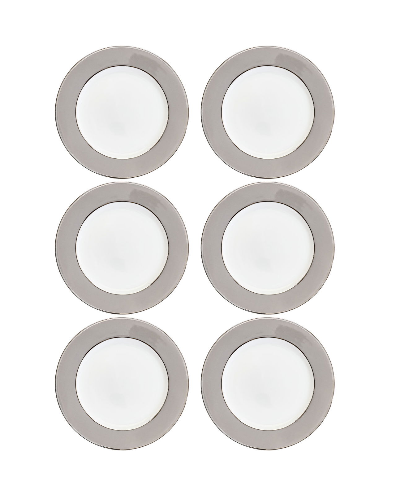 Fairmont Dinner Plate Grey 6-pack