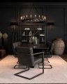Hunter Slim Dining Table Black 240×110 cm