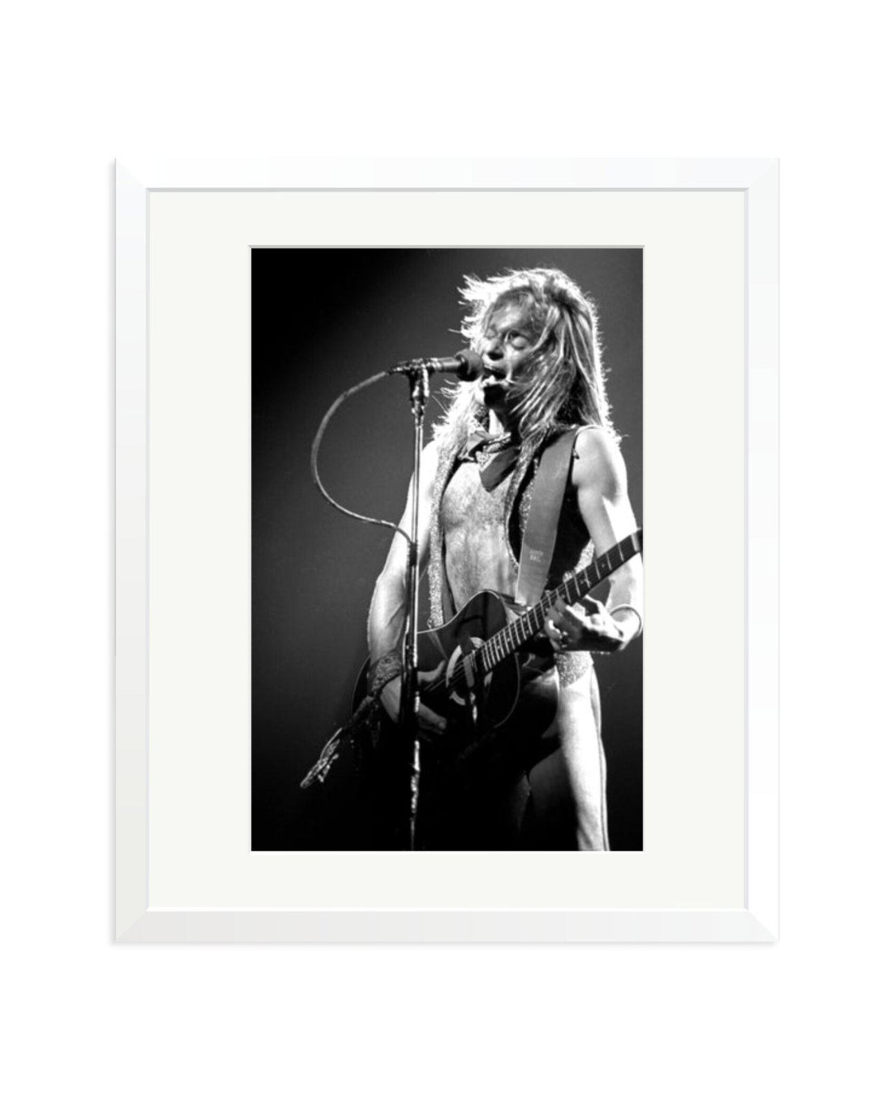 David Lee Roth of Van Halen 1981 White / Large