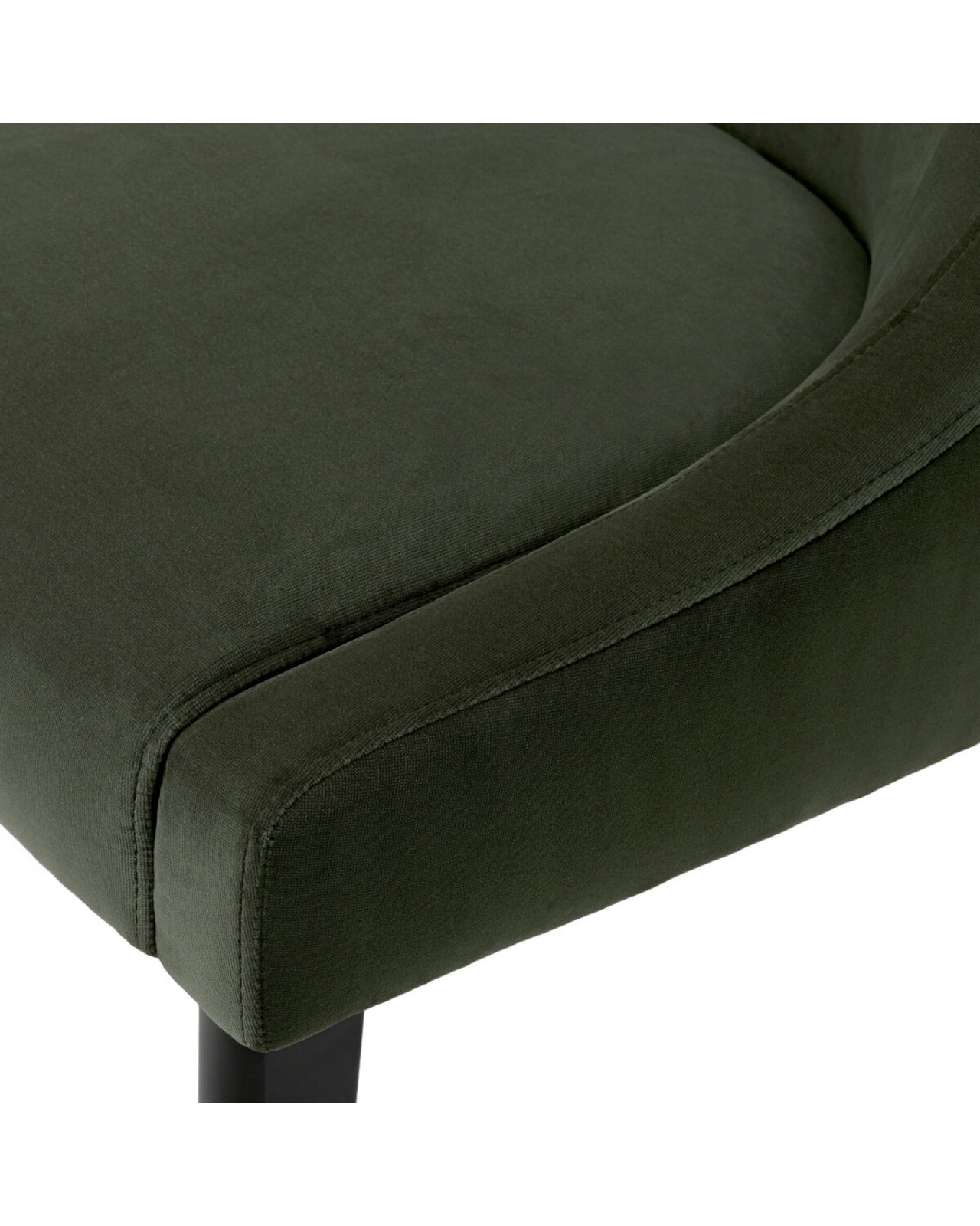 Chavelle dining chair torrin green velvet