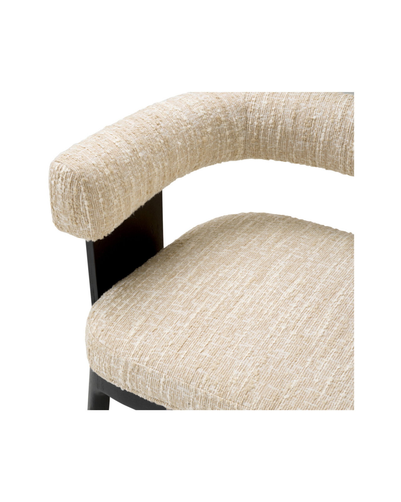 Dubois armstoel bouclé Sonata cream