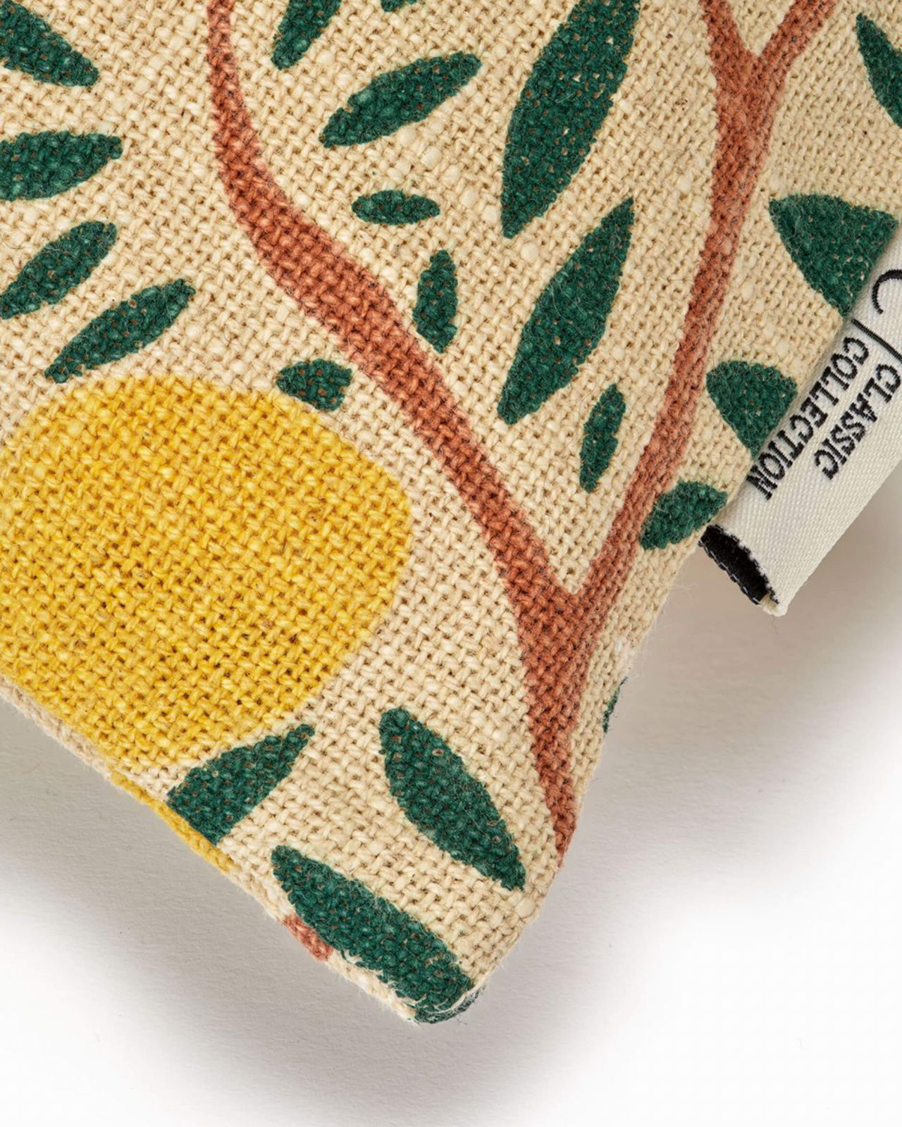 Lemon Garden kuddfodral mörkgrön