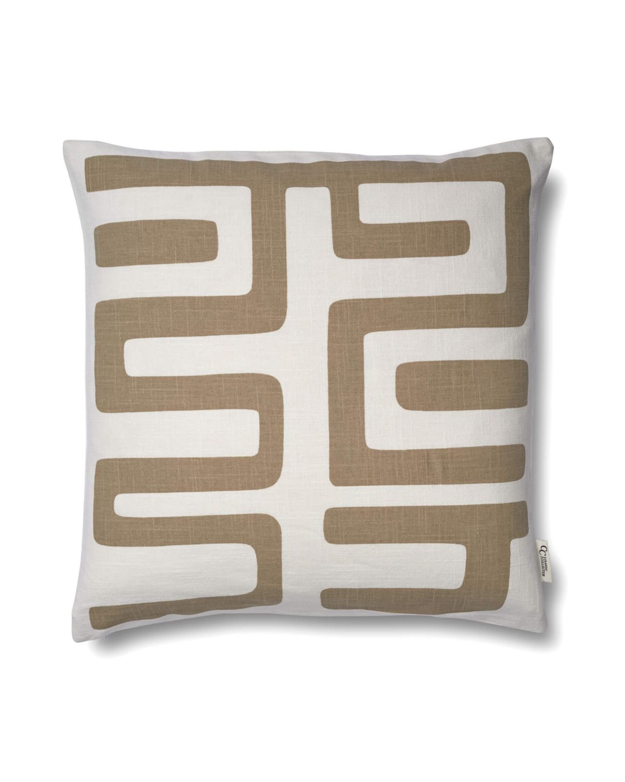 Labyrinth Cushion Cover Simply Taupe