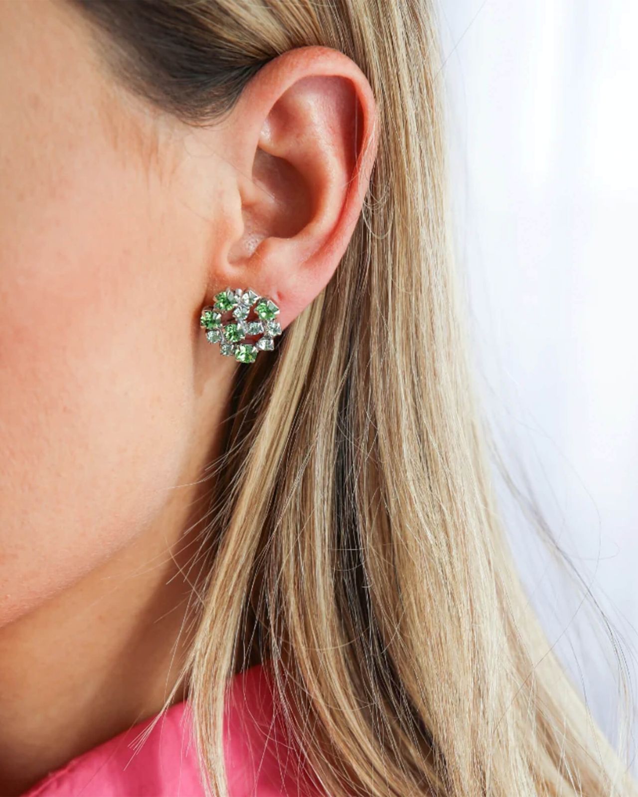 Kassandra earrings green combo