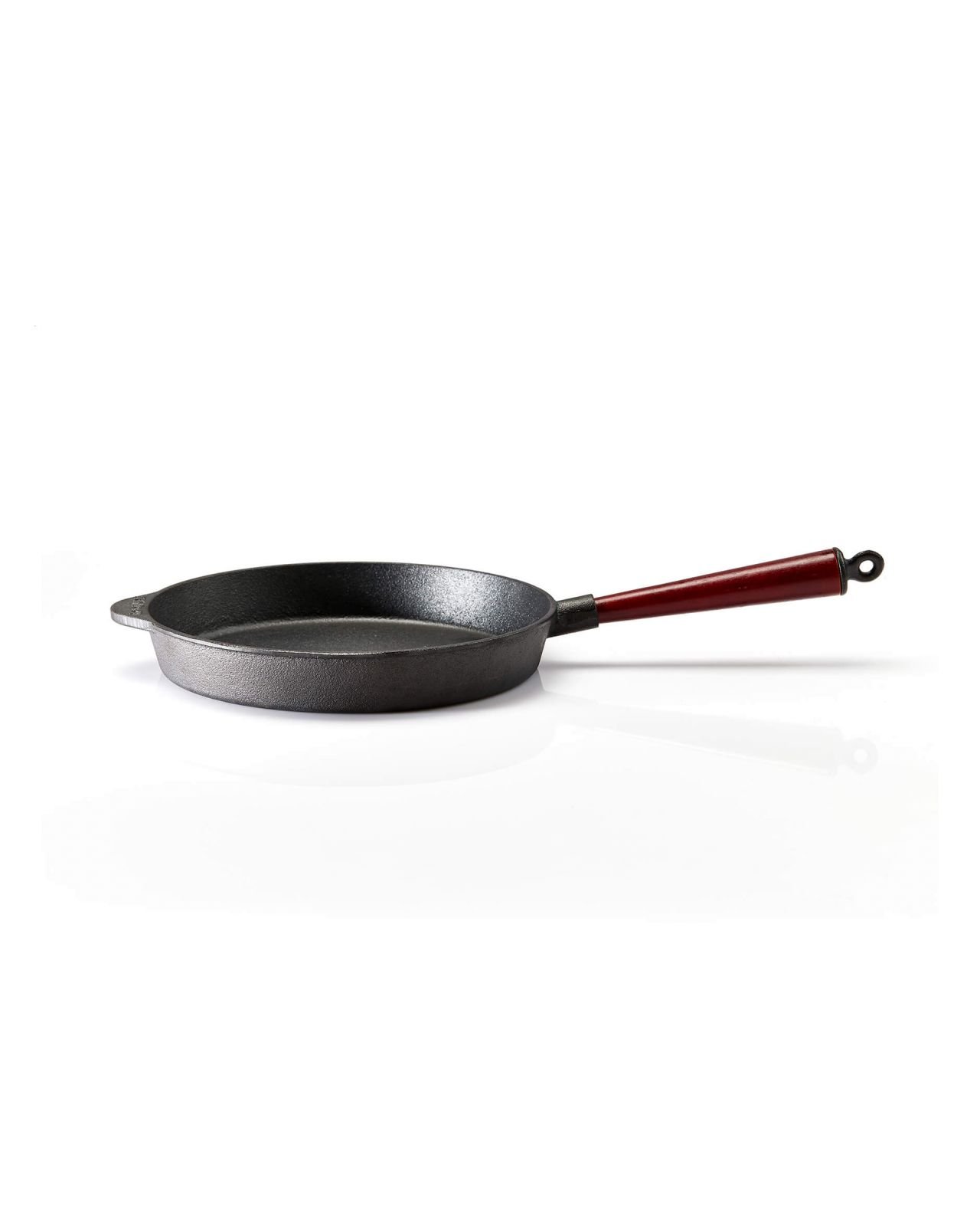 Leather & Wool Cast Iron Pan Handle