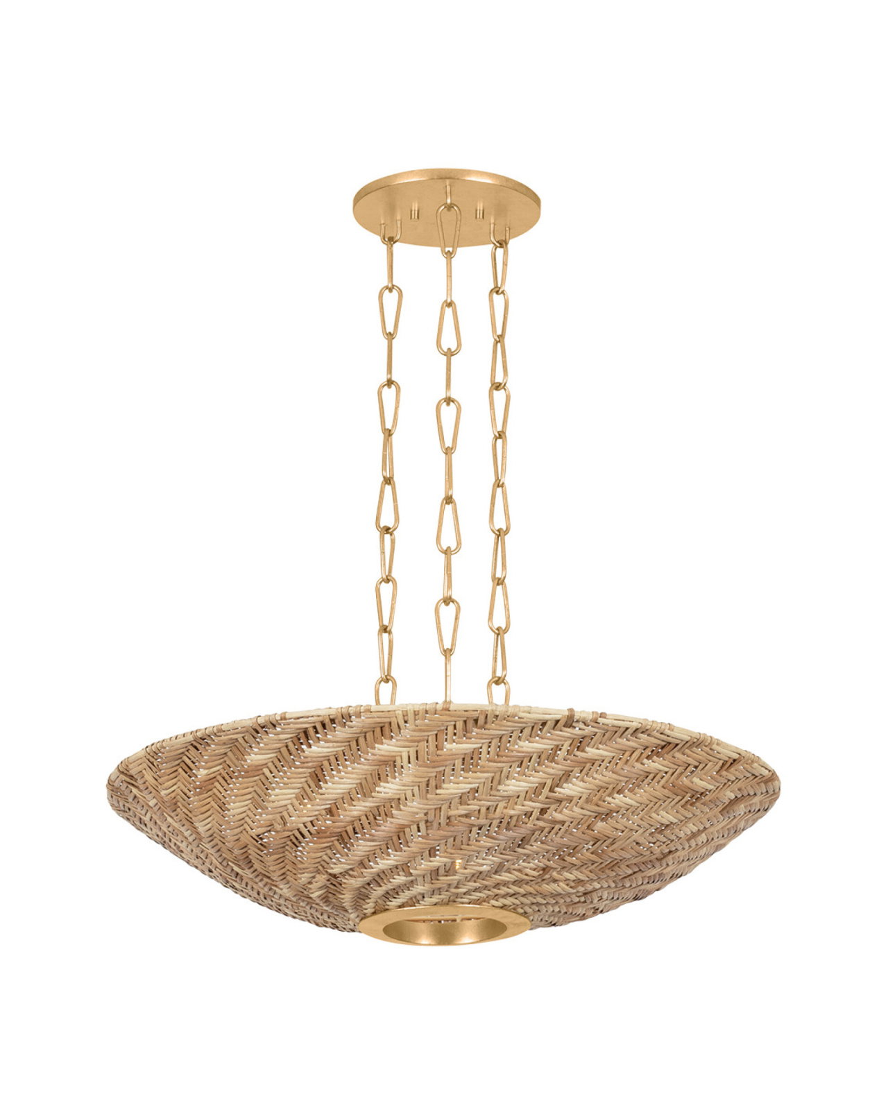 Ollie taklampe vintage gold