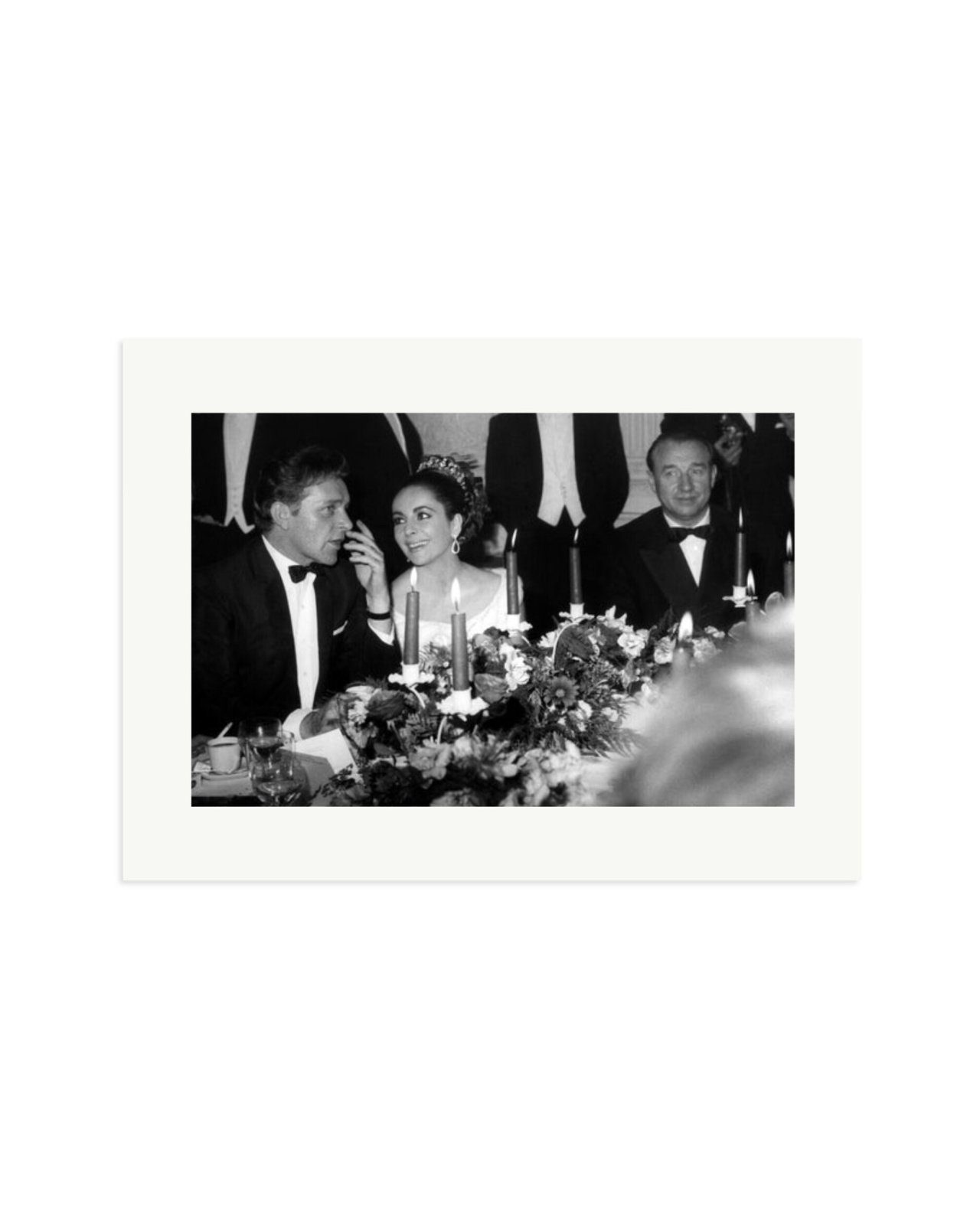 Taylor And Burton at Dinner Print Only / XL