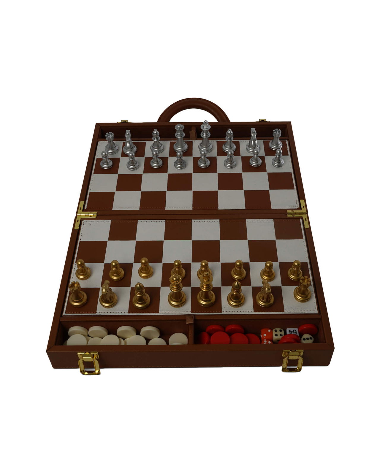 Schack & Backgammon Board Game