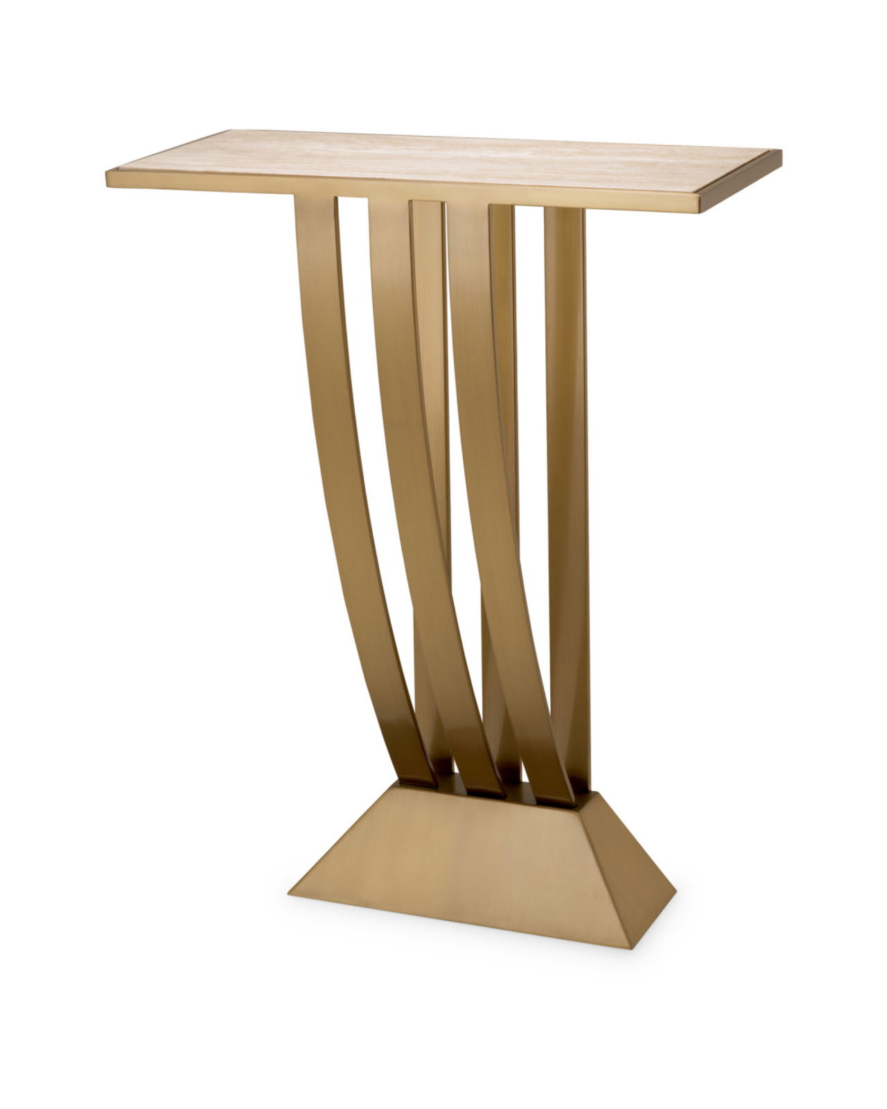 Beau Deco Console Table Brass