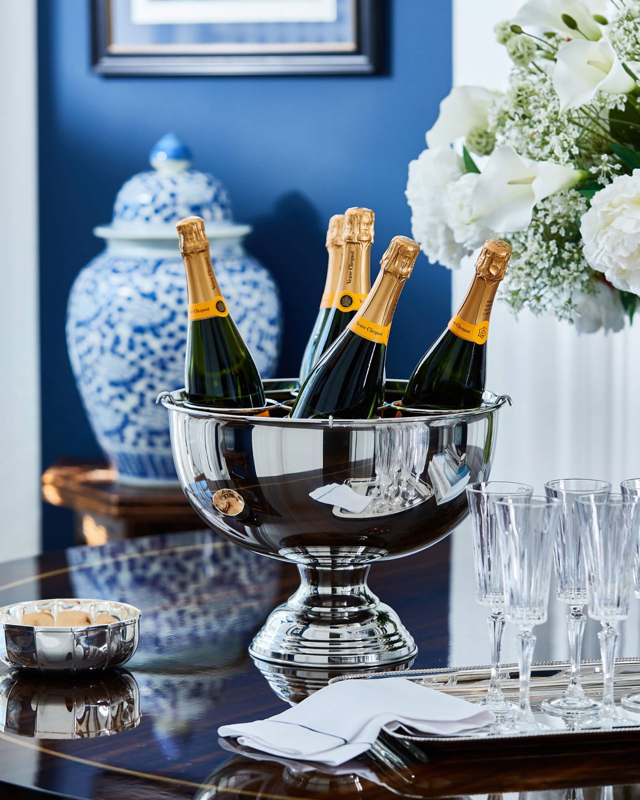 Crespa champagnekylare nickel