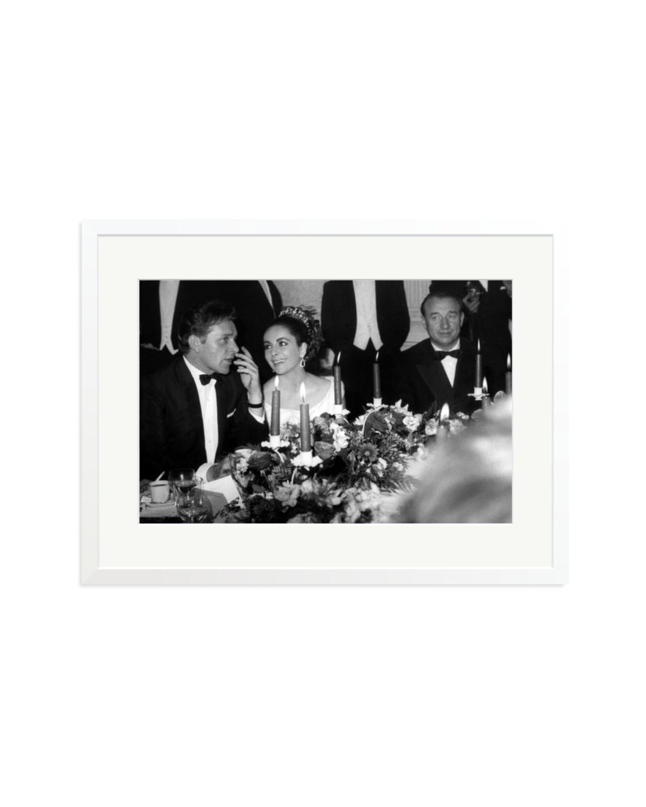 Taylor And Burton at Dinner White / XL