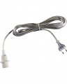 Lampsladd transparent 5 m E14 OUTLET