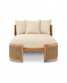 Marenzo teak sun lounger