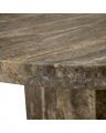 Florence Coffee Table Silver Travertine