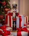 Lincoln Nutcracker Red/Blue 38cm