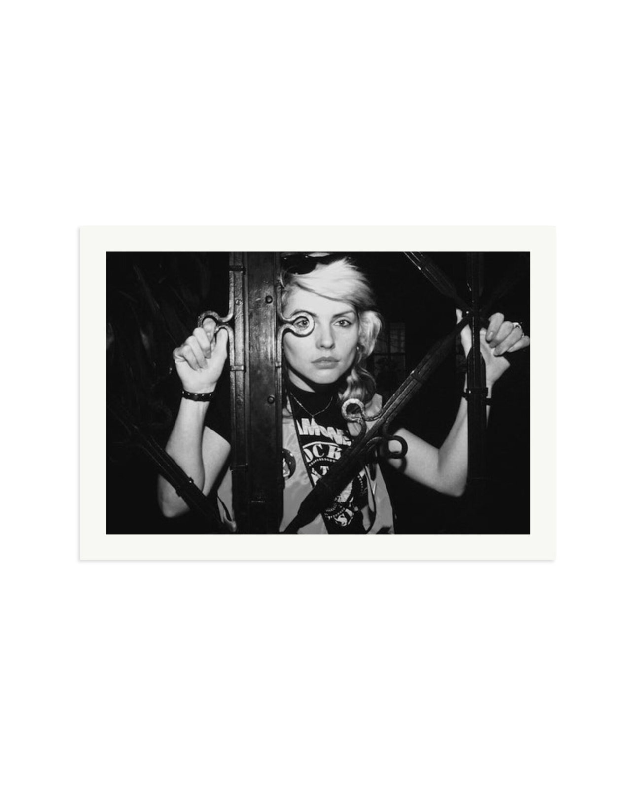 Debbie Harry of Blondie Black & White Print Only / XXL