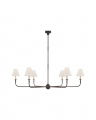 Piaf Grande Chandelier Aged Iron/Ebonized Oak