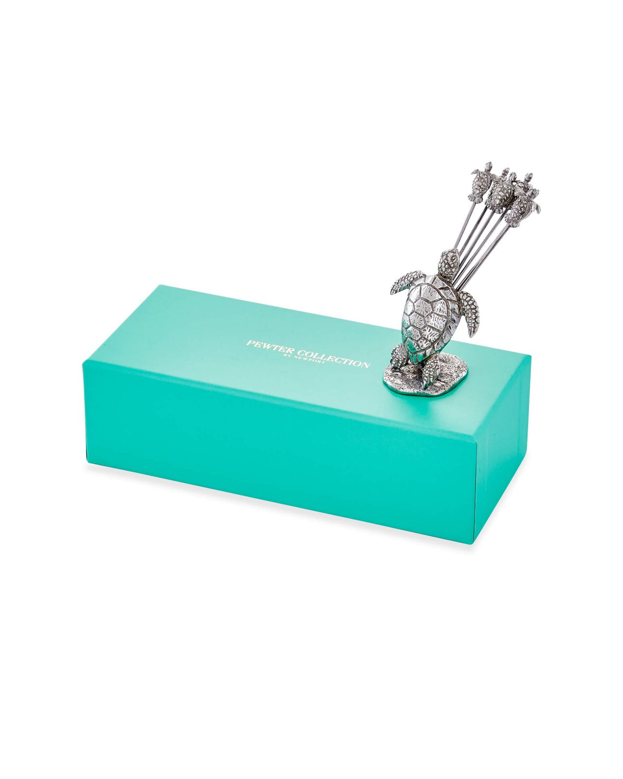 Sköldpadda cocktailpinnar tenn