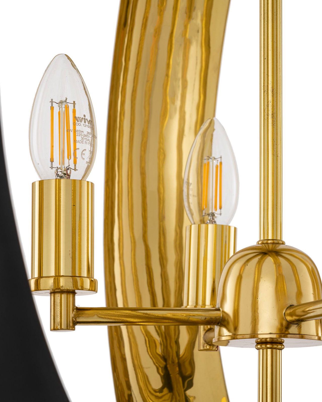 Riley Chandelier Polished Brass