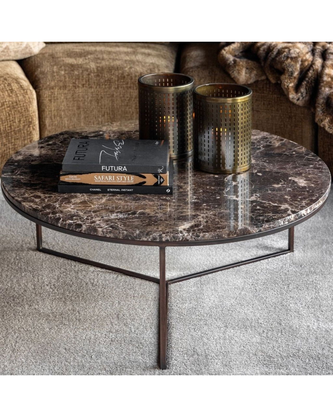 Armando ljuslykta antik mässing