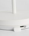 Doppia Accent Rechargeable Table Lamp Matte White
