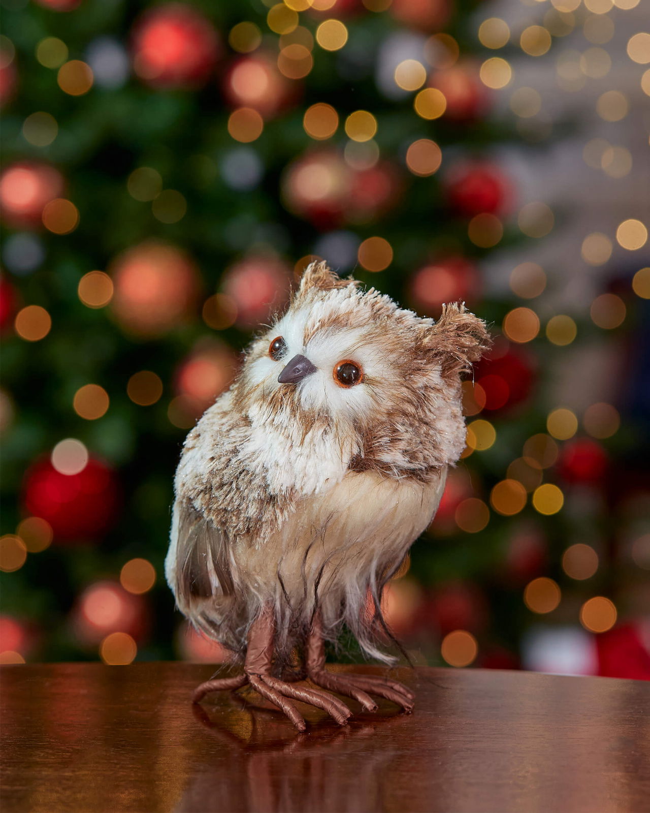 Minerva uggla juldekoration brun/vit