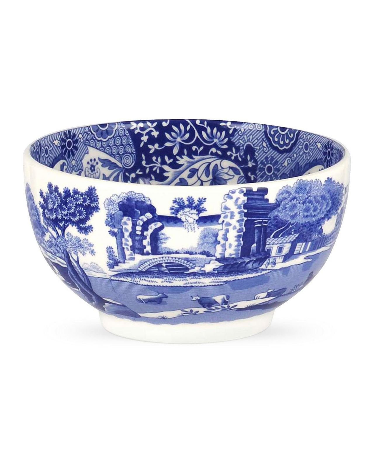 Blue Italian bowl blue/white