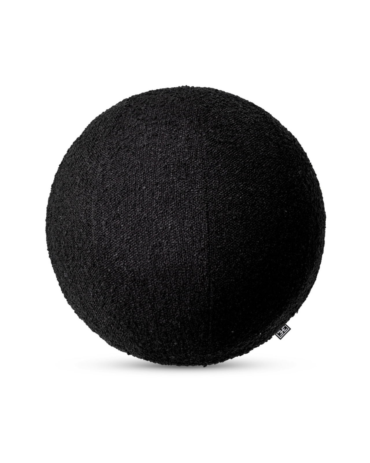 Palla rund kudde bouclé black