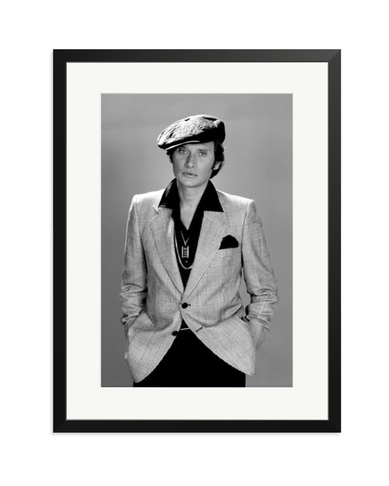 Johnny Hallyday, 1976 Black / XL