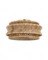 Antigua Drum Semi-Flush Mount Natural Abaca
