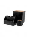 Scaleo Desk Set Black Set of 3