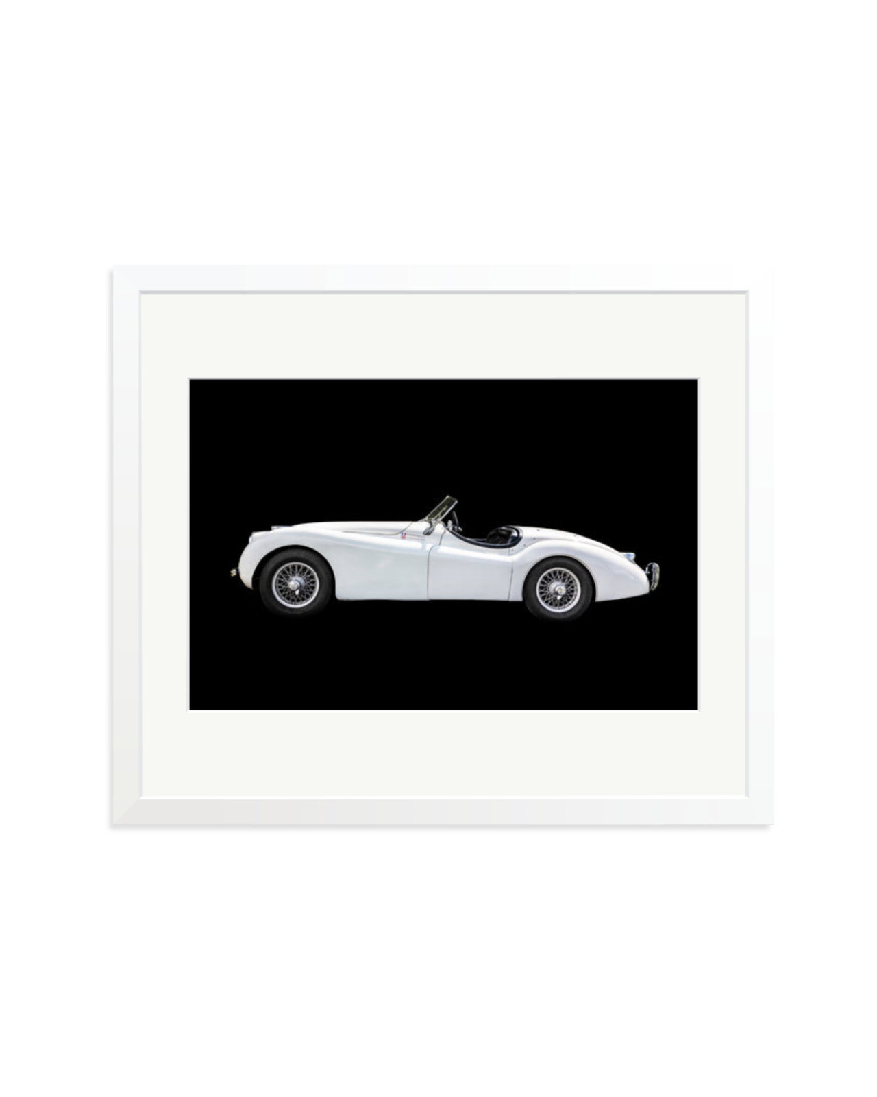Jaguar XK120 White / Large