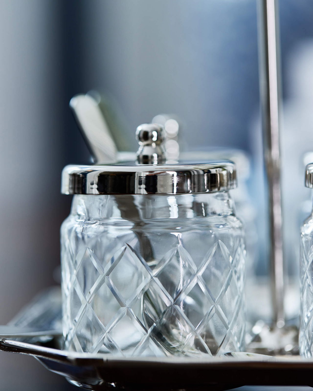 Sienna serveringsskål silver