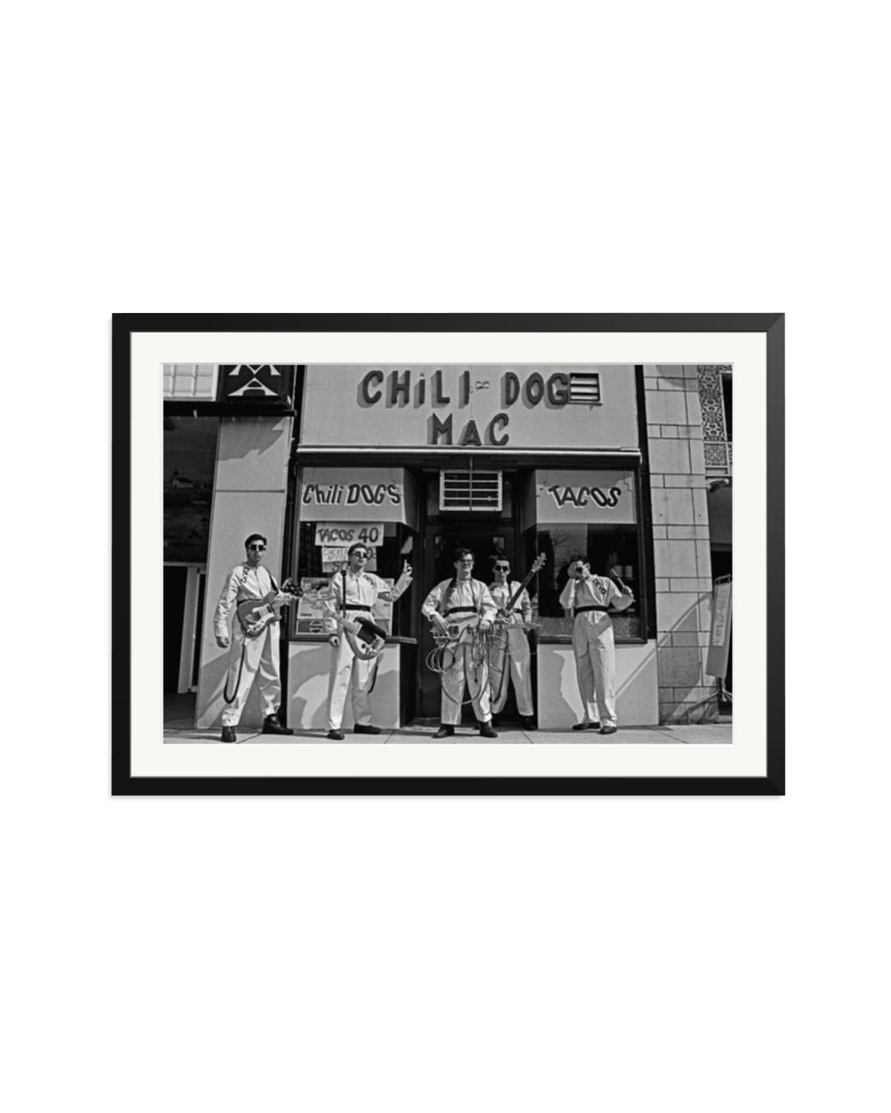 Devo at The Chili Dog Mac in Akron 1978 Black / XXL