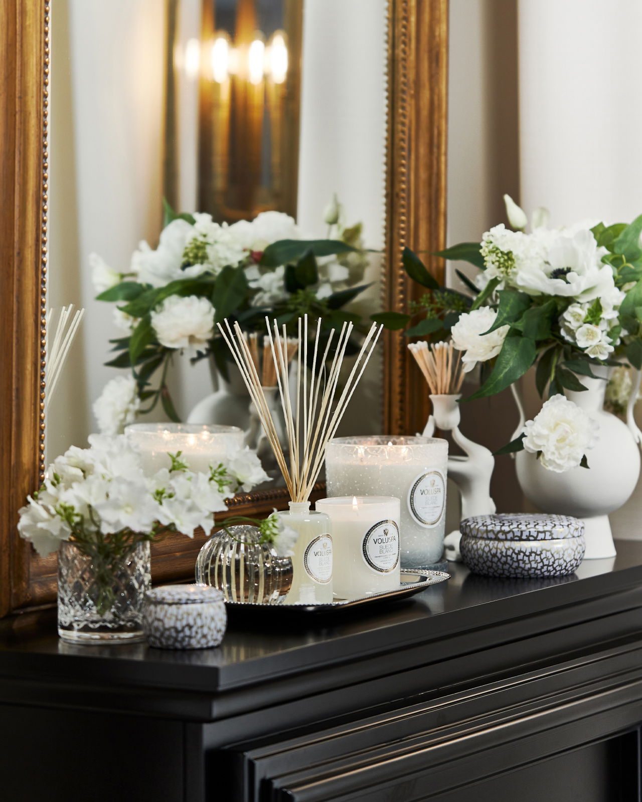 Suede Blanc Classic doftljus